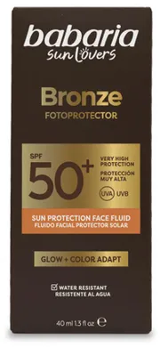 Immagine prodotto di Sarebbe Sun. Fluido solare protettivo per il viso in bronzo, SPF50, 40 ml