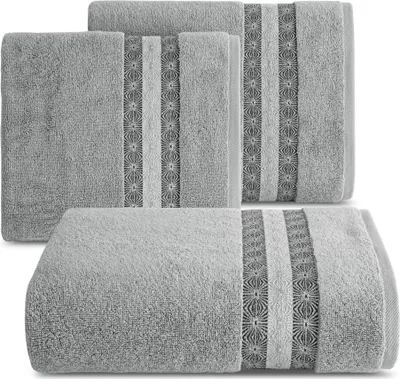 Obrázok produktu pre Eurofirany 424701, Šedá, Jednofarebné, Bavlna, Polyester, 70 x 140 cm, 225 g