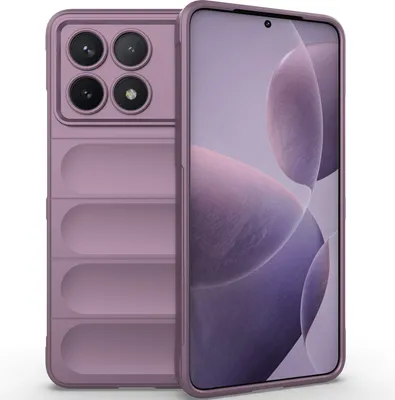 Produktbild von Handyhülle für Xiaomi Redmi K70 / K70 Pro Weich TPU Silikon Stossfest Anti-rutsch Hülle Lila