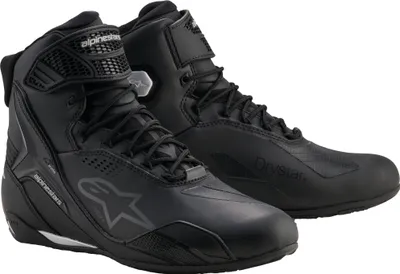 Produktbild von Alpinestars Stella Faster 4 Drystar wasserdichte Damen Motorrad Schuhe, schwarz/silber, 7,5 (39)