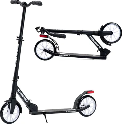 Image de Blackwheels Zoom trottinette pliante, trottinette pour enfants et adultes noire