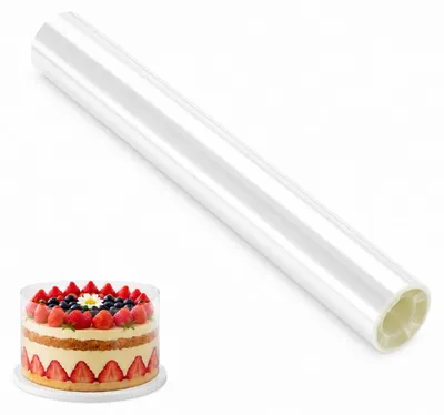 Produktbild von Tortenrandfolie - Transparente PET-Folie für n - 30 cm Höhe x 10 m Länge