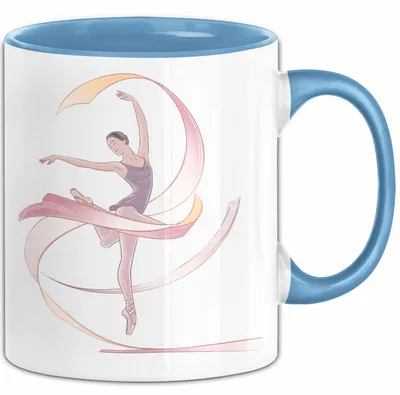 Produktbild von Tänzer Tasse Geschenk Lustige Geschenkidee Spruch Für Tanz Liebhaber (Blau)