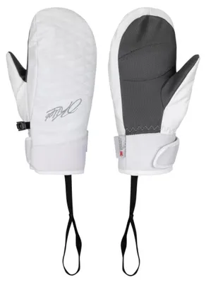 Productafbeelding van Skihandschoenen voor dames, merk KILPI, model DEVINE-W, artikelnummer UL0701KI, kleur: wit, maat: L