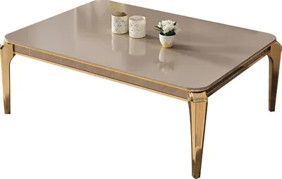 Image de Table de salon Table d'appoint Table basse de salon Or
