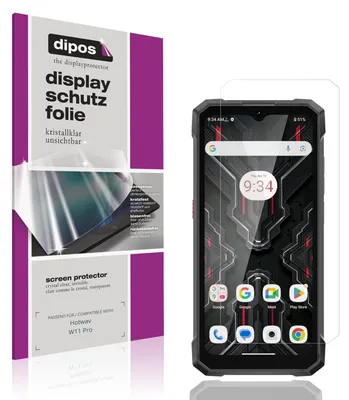 Produktbild von 4x Schutzfolie für Hotwav W11 Pro klar Displayschutzfolie Folie Display Schutz dipos