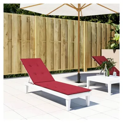 Produktbild von Liegestuhlauflage Weinrot (75+105) x50x3 cm, Auflage für Hollywoodschaukel, Sonnenliege, Gartenliege, Liegenauflage, Deckchair