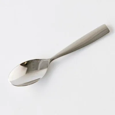 Teelöffel aus Edelstahl, Silber, 13 x 3,5 x 2,5 cm, 6 Stück