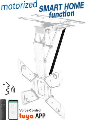 Produktbild von my wall HL 48 MWL TV Deckenhalter klappbar motorisiert 23 - 65 Zoll Fernseher sprachgesteuert Smart