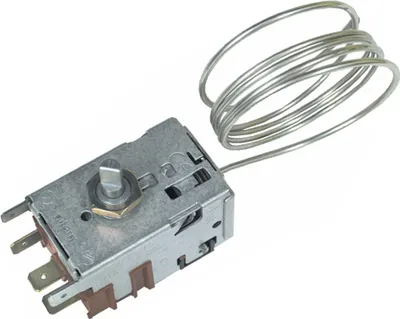 Produktbild von Thermostat Kühlthermostat Kühlschrank Gorenje 596279 Danfoss 077B6738 800mm Kapillarrohr 3x6,3mm AMP Kühlgeräte mit automatischer Abtauung KB8200AP04