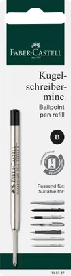 Produktbild von Faber Castell Kugelschreibermine B schwarz Blister
