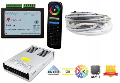 Produktbild von StudioLed 25m COB RGB WS2811 Digital LED-Band 24V