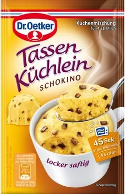 Produktbild von Oetker Tassenküchlein Schokino 0,05Kg