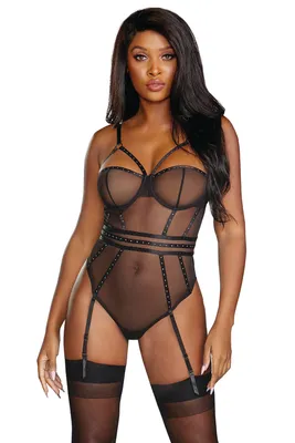 Produktbild von Dreamgirl Body DR12166 schwarz Größe: L