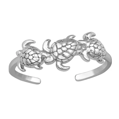 Produktbild von Zehenring Silber 925 mit Schildkröten