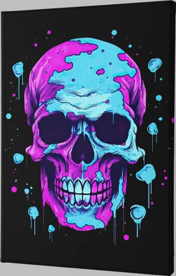 Produktbild von Leinwandbild Mystische Farbensinfonie 30x40 cm