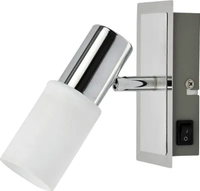 Immagine prodotto di Lampada da parete con interruttore E14 Logan cromo 6096 Rabalux