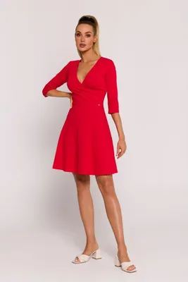Produktbild von Made of Emotion Minikleid für Frauen Qekjis M786 rot S