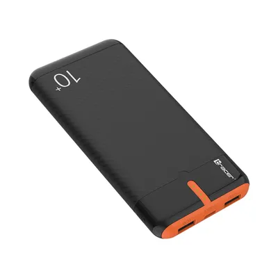 Image de Tracer Powerbank, 10000 mAh, noir et orange, USB C, 2A, EnerGo