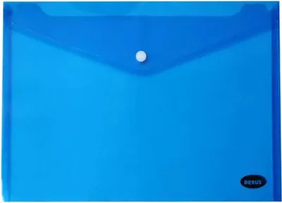 Image de Pochette à rabat - format A4, couleur bleue
