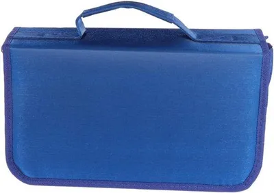 Imagen del producto de Soporte para CDs y DVDs - Organizador - Gran capacidad - 128 unidades - Azul