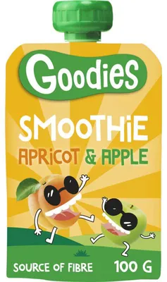 Image de Goodies Knijpfruit Smoothie Abrikoos & Pomme 100 ml - snack naturel sans sucre