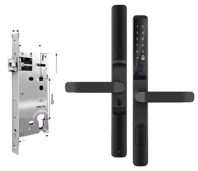 Produktbild von Smart Lock, IP66 Wetterbeständigkeit, Mehrere Entsperrmöglichkeiten, 4092, Tuya(WIFI)