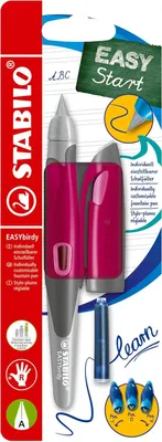 Obrázek produktu pro STABILO Ergonomická propiska pro praváky s hrotem A – EASYbirdy – Barva malin