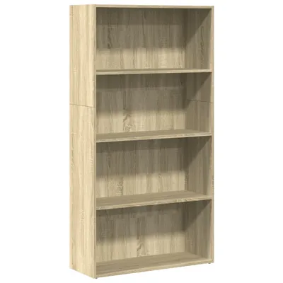 Image de vidaXL Bibliothèque Chêne Sonoma 80x30x152 cm Matériau dérivé du bois