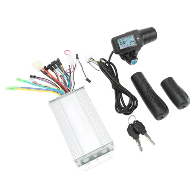 Image de Kit dede vélo électrique, Kit de panneau dede vélo électrique, Panneau LCD dede scooter électrique, Kit de poignée dede vélo, Kit de panneau ded'accélérateur au pouce, Kit de conversion de vélo