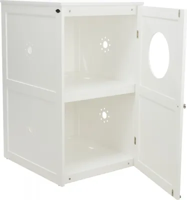 Image de TRIXIE Bac à litière avec 2 étages 53x90x58 cm Blanc