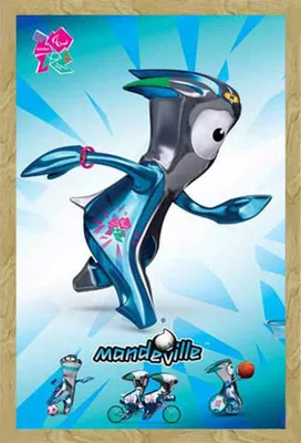 Image de Londres 2012 - Poster - Olympics - Manderville + cadre amovible, Shinsuke® Maxi MDF hêtre, vitre acrylique