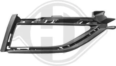 Produktbild von DIEDERICHS Lüftungsgitter Grill Stoßfänger für VW Golf VII Schrägheck (5G1, BQ1, BE1, BE2) Schwarz