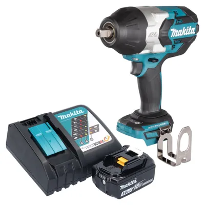 Immagine prodotto di Avvitatore a impulsi a batteria Makita DTW 1004 RF1 18 V 1050 Nm 1/2" brushless + 1x batteria ricaricabile 3,0 Ah + caricabatterie