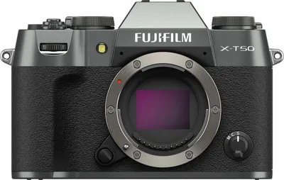 Produktbild von Fujifilm X -T50, 40,2 MP, 7728 x 5152 Pixel, X-Trans CMOS 5 HR, 6.2K, Touchscreen, Anthrazit