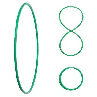 Immagine prodotto di Hula Hoop pieghevole, HDPE-20mm, verde, Ø95cm