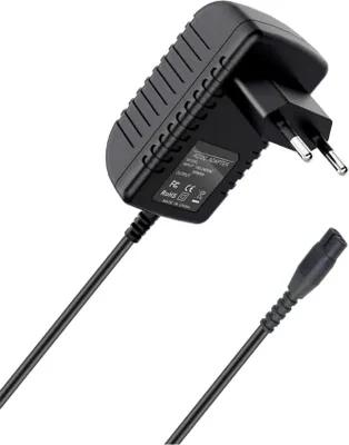 Produktbild von Netzteil Ladegerät Ladekabel für Kärcher WV 2 KV 4 WV 5 WV 6 WV 50 WV 55 WV 60 WV 70 WV 75 Plus Fenstersauger ersetzt 2.633-107.0 1,5m lang 5,5V 0,6A