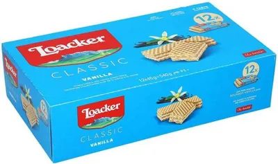 Produktbild von Loacker Classic Vanilla 12x45g