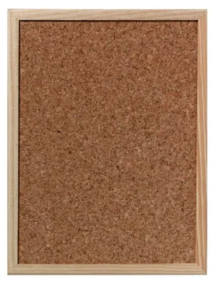 Productafbeelding van Prikbord - Natuurkurk - Houten lijst - 30 x 40 cm