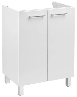 Produktbild von Astor | Badezimmermöbel - Mit Waschbecken - Weiß - 60x85x40cm - Mit Überlauf - System Für Leises Schließen