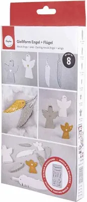 Zdjęcie produktu dla Silikonowa forma anioła 26 x 14,5 x 3 cm