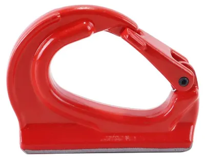 Laschhebhaken 1,12 t, Grade 8, Stahl, 79,5 mm, rot