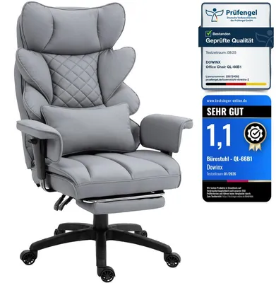 Obrázok produktu pre Ergonomická kancelárska stolička určená na hranie, vybavená pružinovou výplňou, dvojvrstvovou opierkou chrbta, nastaviteľnou bedrovou opierkou, nastaviteľnými podrúčkami a podnožkou. Farba: hnedá