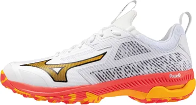 Zdjęcie produktu dla Mizuno Wave Panthera 2 - biały/ognisty koral 2/cytrusowy, Größe:10