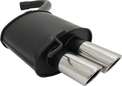 Immagine prodotto di Scarico sportivo Novus per BMW E90 / E91 Silenziatore posteriore SR-Design 2x76mm con ABE