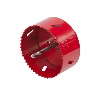 Produktbild von wolfcraft GmbH 1 Lochsäge, Einzelbild, Bohrer, Gipskarton, Nicht-eisenhaltiges Metall, Kunststoff, Sperrholz, Stahl, Holz, Rot, Bimetallisch, Hochgeschwindigkeitsstahl (HSS)