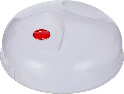 Zdjęcie produktu dla Pokrowiec na kuchenkę mikrofalową 24,5 cm bez Bpa z czerwonym zaworem