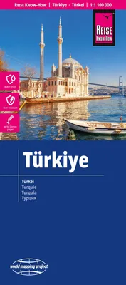 Produktbild von Reise Know-How Landkarte Türkei / Türkiye (1:1.100.000)