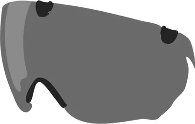 Image de Visière KASK pour casque Bambino Pro, taille : L (59-62 cm), couleur : Argent miroir