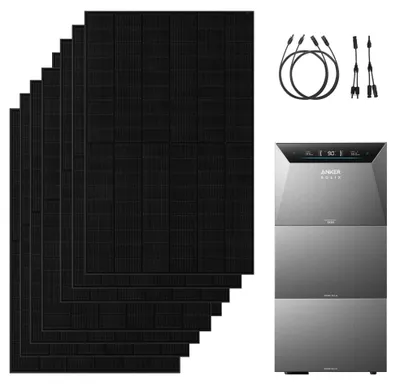 Produktbild von Anker Solix 4000W Balkonkraftwerk mit 8×500Wp Solar Modulen inkl. Anker Solarbank 4 Pro Speicher 5024Wh mit 2 BP5000 Erweiterungsakku